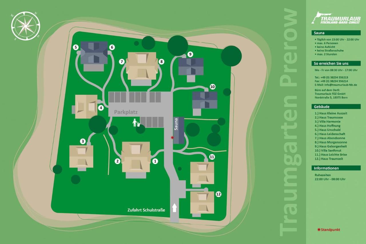 Traumgarten - Haus Abendsonne Prerow Kültér fotó
